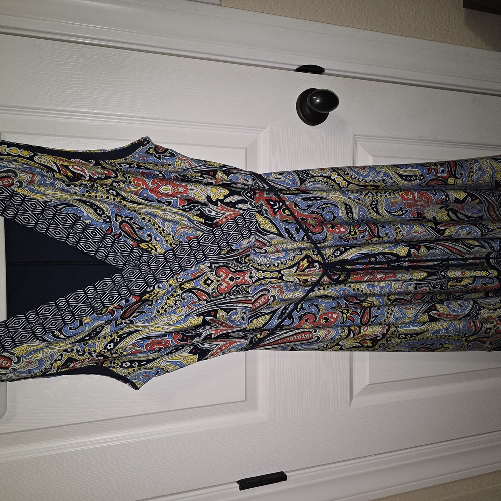 Studio One Geometric Paisley Dress